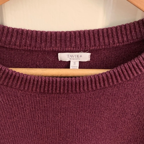 Size Small Tavik Sadie Sweater Sweater in Heather Rosewood color - Picture 6 of 9